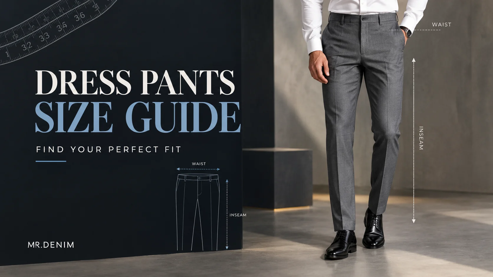 Dress Pants Size Guide — Office Aur Formal Wear Ke Liye Perfect Fit Kaise Chunen