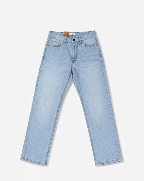 Men's Classic Light Blue Straight Fit Jeans — alternate view