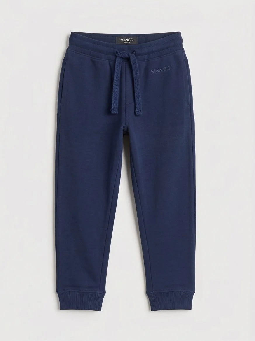 Mango Royal Blue drawstring Jogger Pants