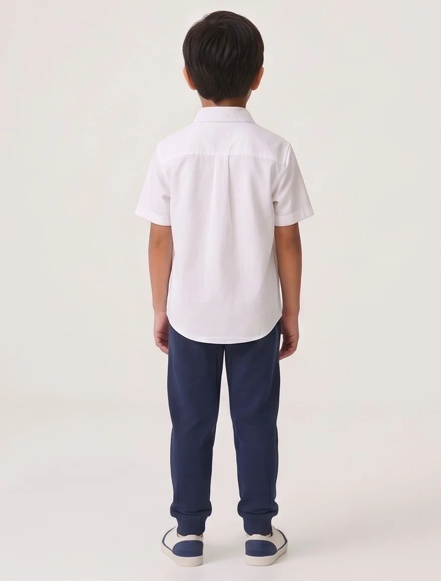 Mango Royal Blue drawstring Jogger Pants — alternate view