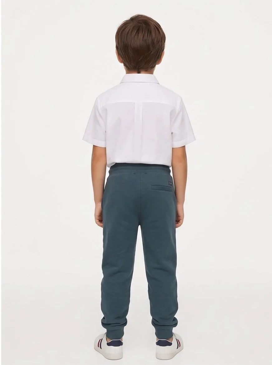 Premium Teal Drawstring Jogger Pants — alternate view