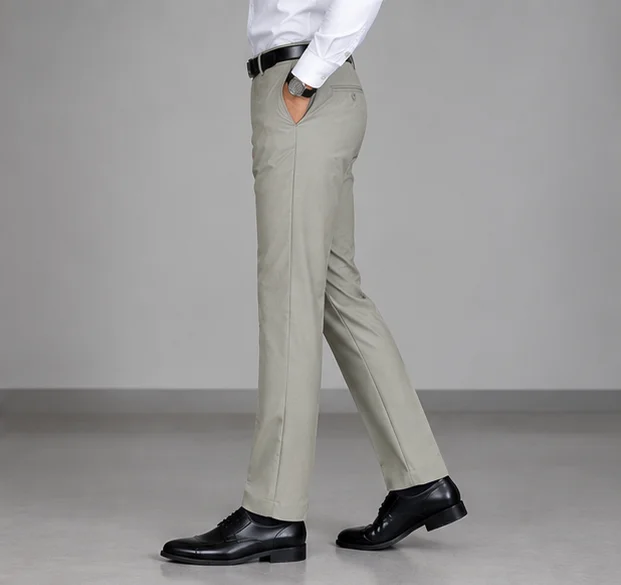 MR.DENIM Premium Light Grey Dress Pants — alternate view