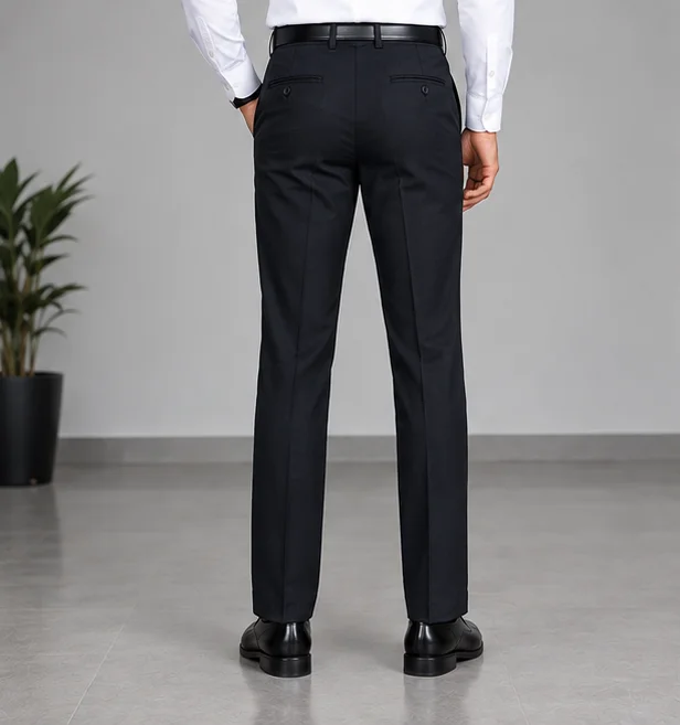 MR.DENIM Premium Black Dress Pants view 3