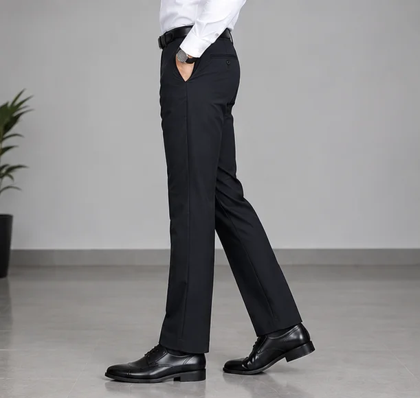 MR.DENIM Premium Black Dress Pants view 4