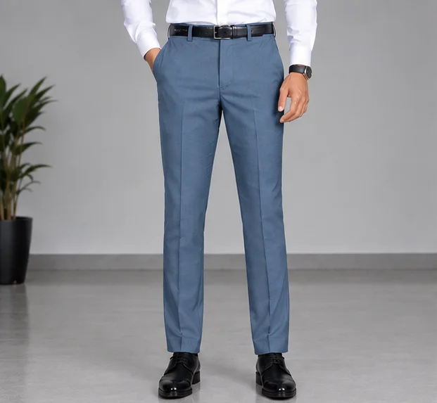 MR.DENIM Premium Dusty Blue Dress Pants