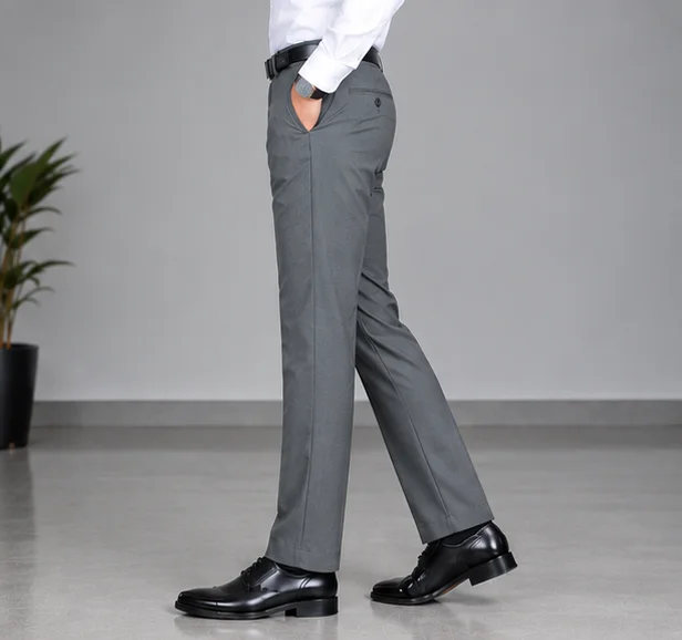 MR.DENIM Premium Medium Grey Dress Pants view 4