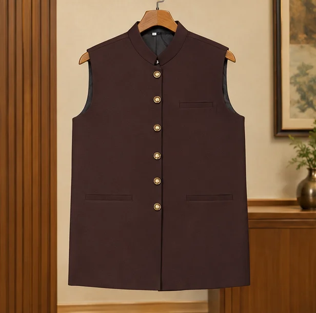 Premium Chocolate Brown Waistcoat