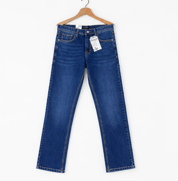 MR.DENIM Classic Blue Straight Fit Jeans