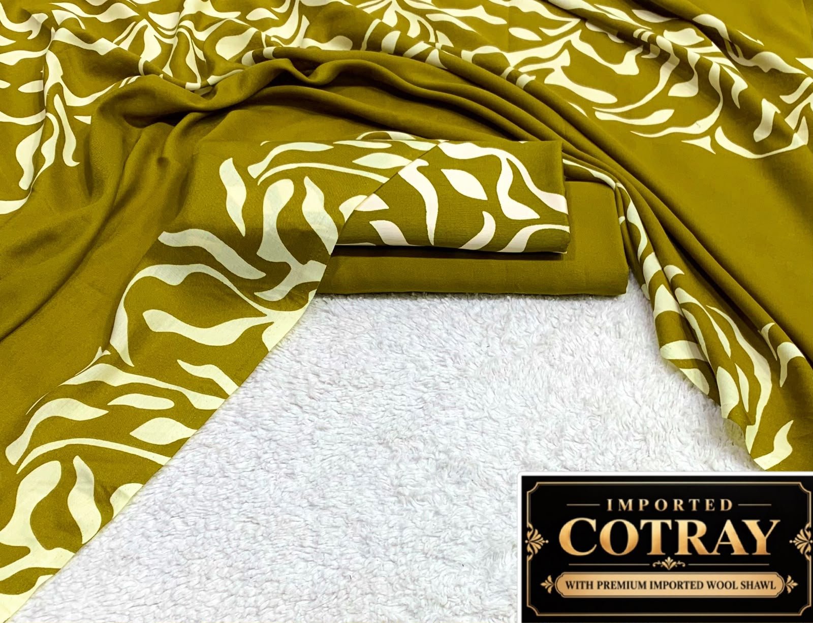 IT Original Imported Cotray 3PC – Olive & White